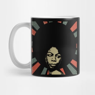 Nina Simone || Vintage Art Design Mug